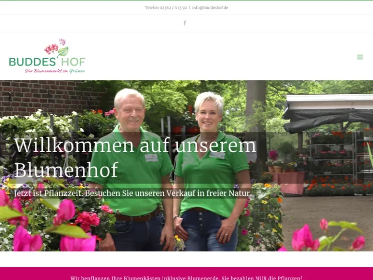 Blumenmarkt Buddes Hof - Nordrhein-Westfalen in Dorsten
