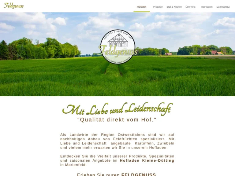 Feldgenuss „Bauernladen“ / Hofladen, tolle regionale Produkte wie Wildfleisch u.v.m. - Nordrhein-Westfalen in Harsewinkel