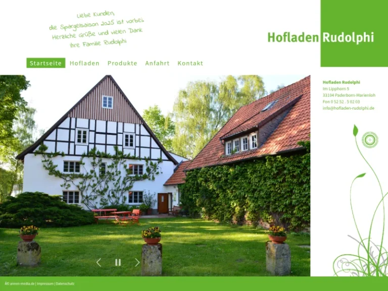 Hofladen Rudolphi - Nordrhein-Westfalen in Paderborn