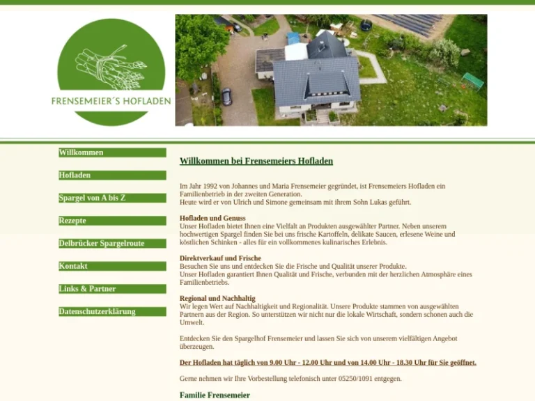 Frensemeier’s Hofladen - Nordrhein-Westfalen in Delbrück