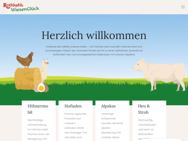 Rothkehls Wiesenglück - Schleswig-Holstein in Horst