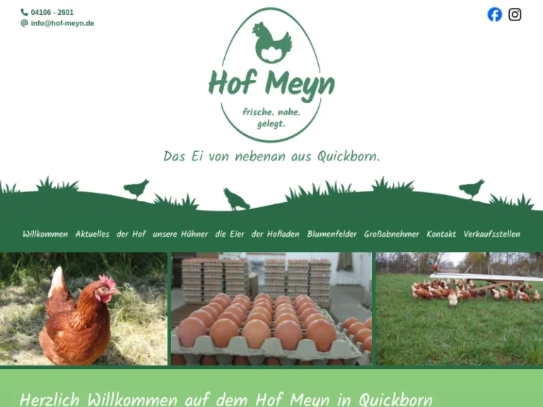 Hof Meyn – Hofladen und Hofautomat - Schleswig-Holstein in Quickborn