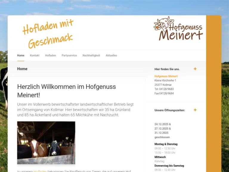 Hofgenuss Meinert - Schleswig-Holstein in Kollmar