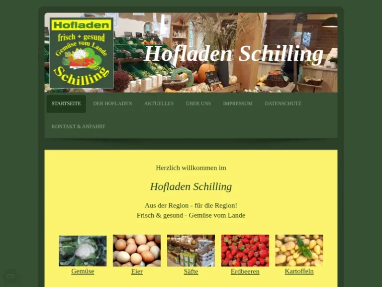 Hofladen Schilling – Niels Schilling - Schleswig-Holstein in Blomesche Wildnis