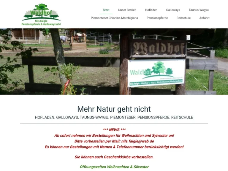 Hofladen Waldhof Niedernhausen - Hessen in Niedernhausen
