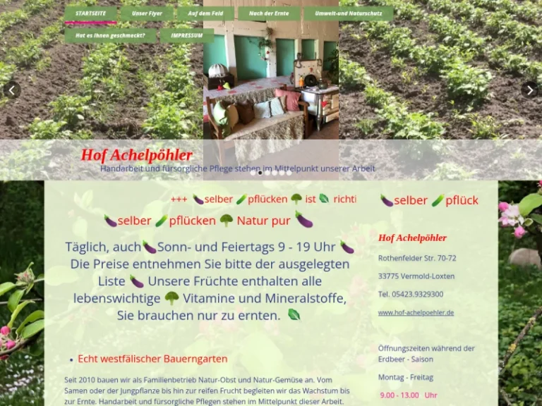 Hof Achelpöhler - Nordrhein-Westfalen in Versmold