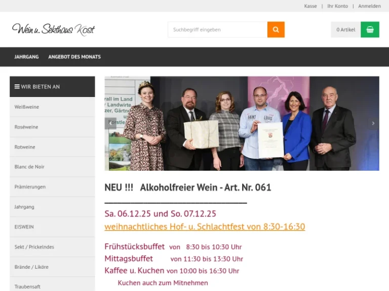 Wein- u. Sekthaus KOST GbR - Rheinland-Pfalz in Welgesheim