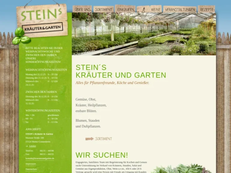 STEINs Kräuter und Garten - Rheinland-Pfalz in Mainz