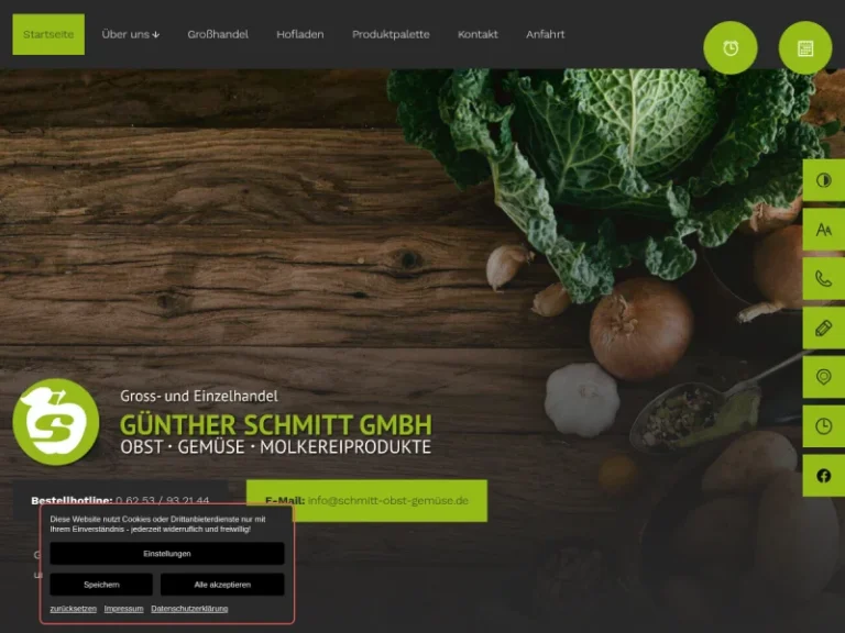 Günther Schmitt – Obst, Gemüse & Milchprodukte- Fürth im Odenwald - Hessen in Fürth