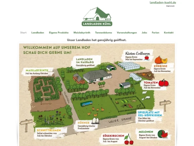 Landladen Kühl – Erdbeerhof Kühl - Schleswig-Holstein in Garding Kirchspiel