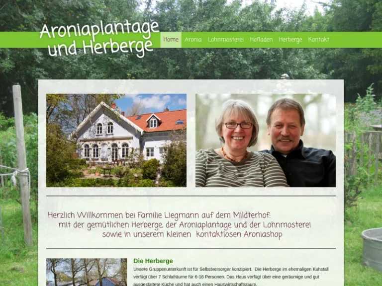 Herberge Mildterhof & Aroniaplantage - Schleswig-Holstein in Seeth