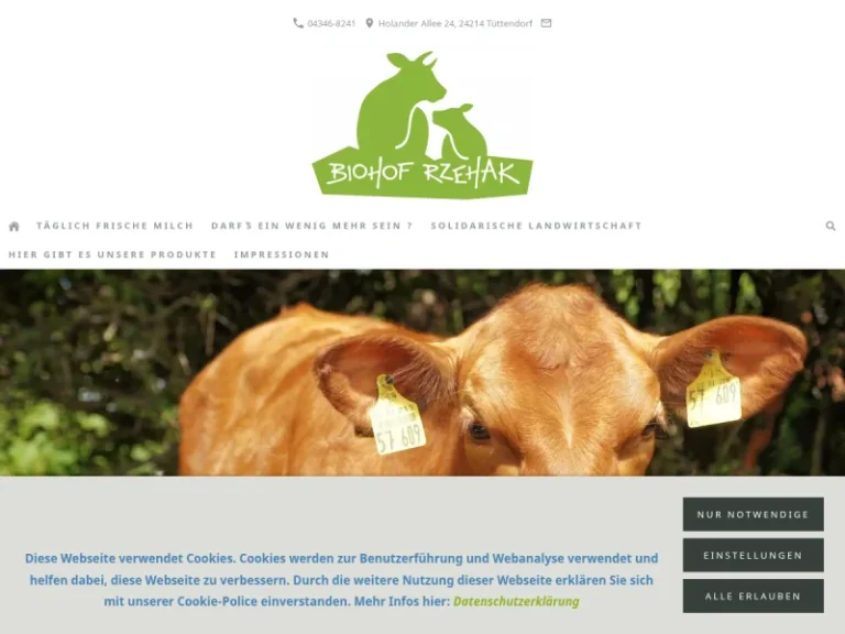 Biohof Rzehak - Schleswig-Holstein in Tüttendorf
