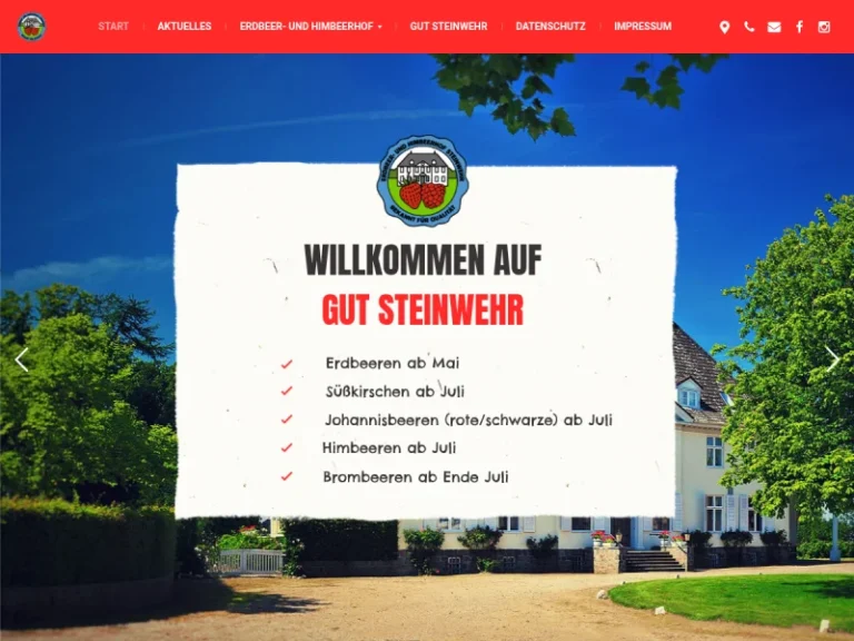 Gut Steinwehr - Schleswig-Holstein in Bovenau