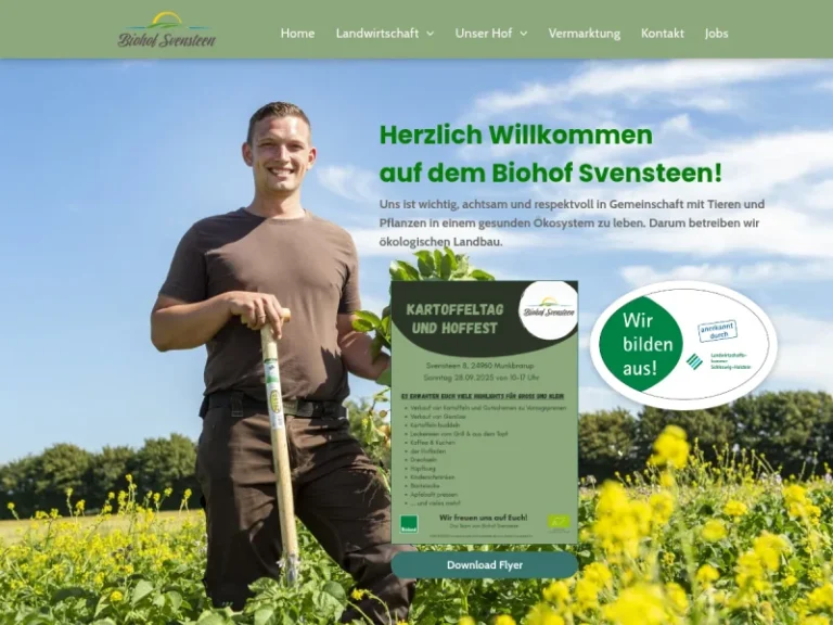 Biohof-Svensteen - Schleswig-Holstein in Munkbrarup