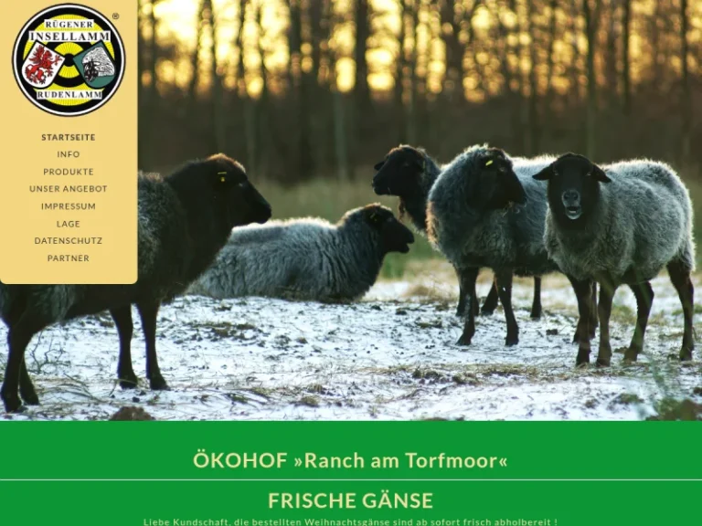Ökohof Ranch am Torfmoor - Mecklenburg-Vorpommern in Göhren