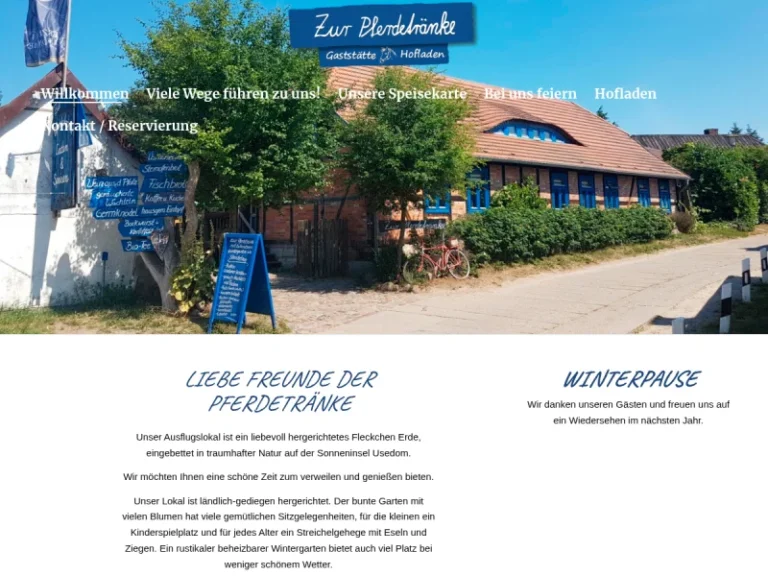 Zur Pferdetränke - Mecklenburg-Vorpommern in Krummin