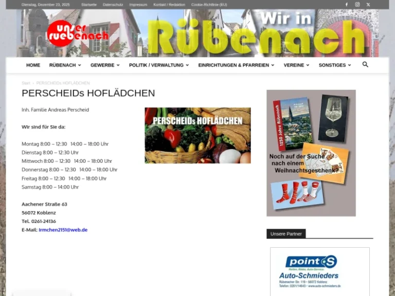 Perscheids Hoflädchen - Rheinland-Pfalz in Koblenz