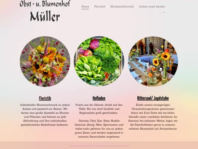 Obst- und Blumenhof Müller - Rheinland-Pfalz in Nickenich