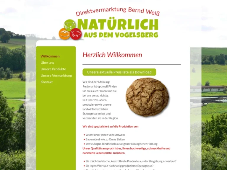 Direktvermarktung Bernd Weiß - Hessen in Ulrichstein