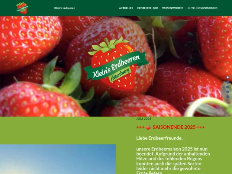 Klein’s Erdbeeren - Hessen in Alsfeld