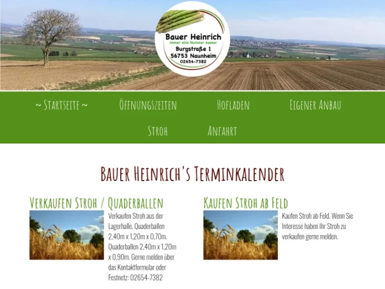 Bauer Heinrichs Hofladen - Rheinland-Pfalz in Mayen