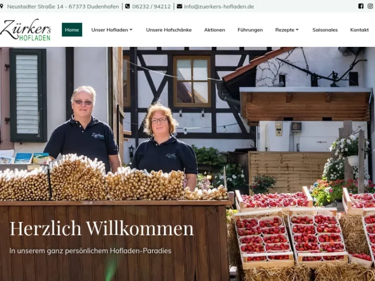 Zürkers Hofladen & Hofschänke - Rheinland-Pfalz in Dudenhofen