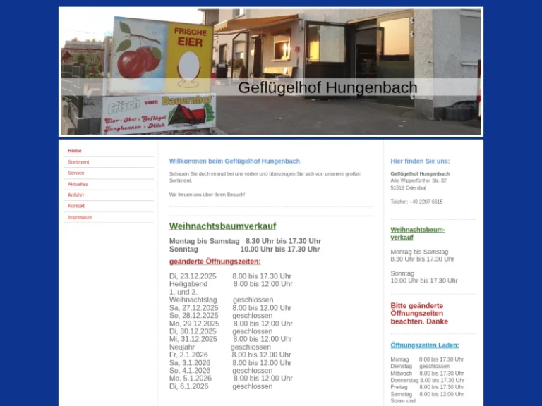 Geflügelhof Hungenbach - Nordrhein-Westfalen in Odenthal