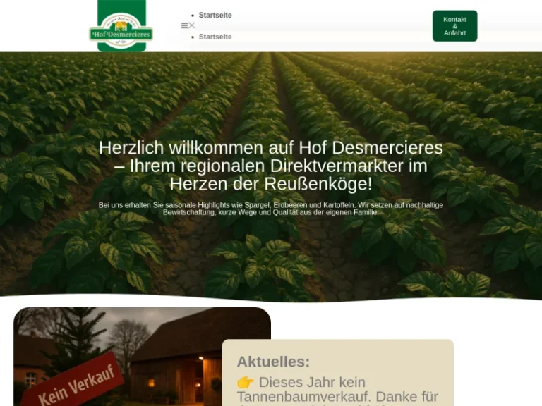 Hof Desmercieres - Schleswig-Holstein in Reußenköge