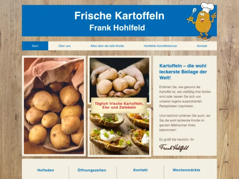 Frank Hohlfeld Kartoffeln - Nordrhein-Westfalen in Lüdenscheid