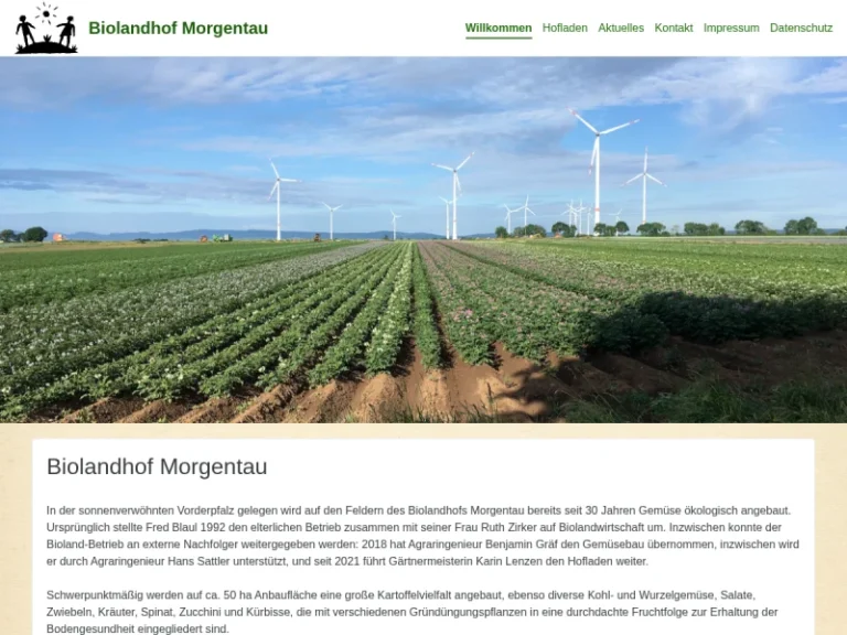 Hofladen Biolandhof Morgentau - Rheinland-Pfalz in Kleinniedesheim