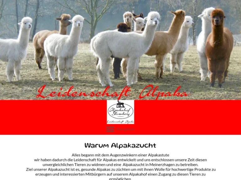 Alpakahof Blomberg - Nordrhein-Westfalen in Meinerzhagen