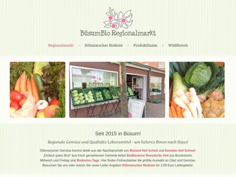 BüsumBio Regionalmarkt - Schleswig-Holstein in Büsum