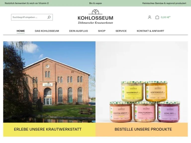 KOHLOSSEUM GmbH, Dithmarscher Krautwerkstatt - Schleswig-Holstein in Wesselburen
