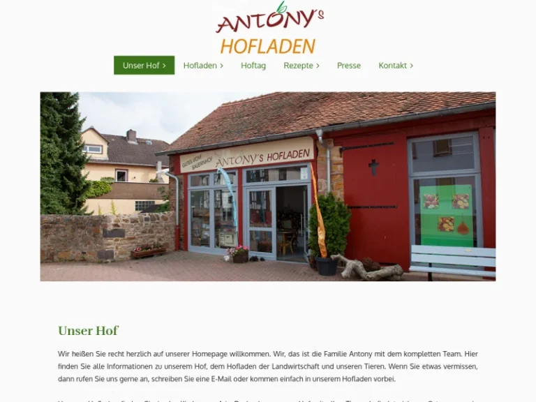 Hofladen Berthold Antony - Hessen in Rockenberg