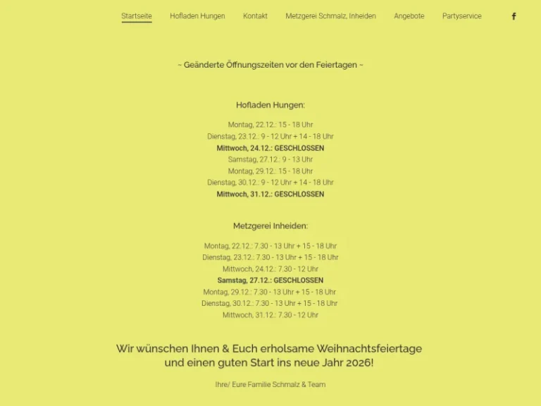 Tiergartenlädchen Fam. Schmalz - Hessen in Hungen