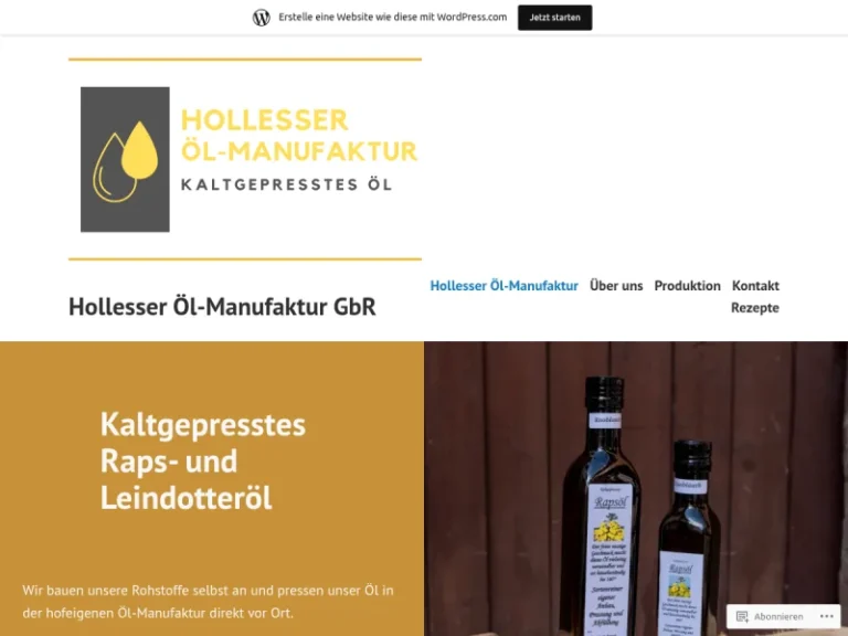 Hollesser Öl Manufaktur - Hessen in Limburg an der Lahn