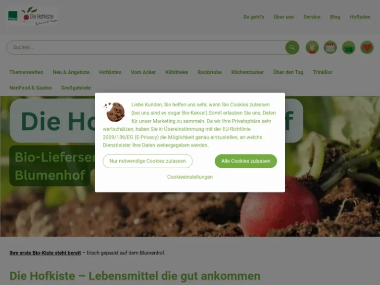 Die Hofkiste Blumenhof | HOFLADEN - Nordrhein-Westfalen in Eitorf