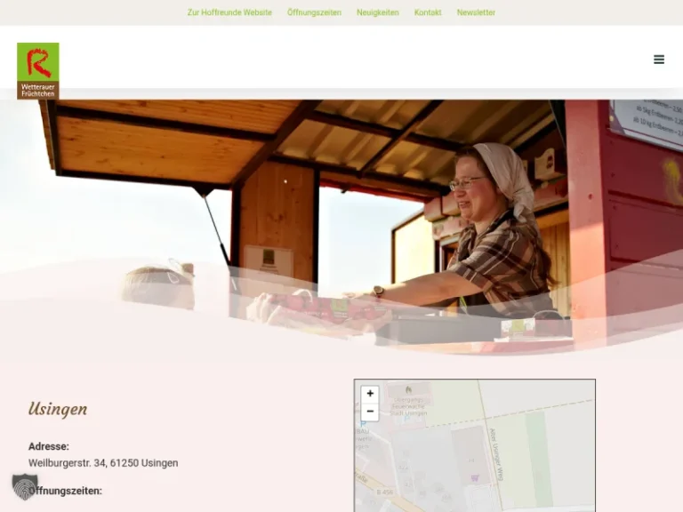 Wetterauer Früchtchen – Lich – Erdbeerhütte / Verkaufsstand / Erdbeerstand, Erdbeere, Spargel - Hessen in Usingen