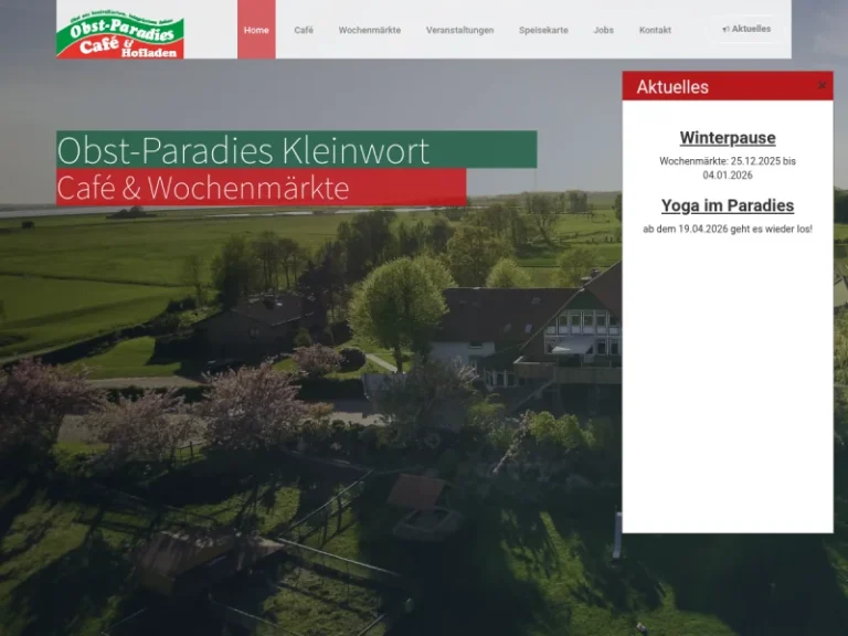Obst-Paradies – Familie Kleinwort - Schleswig-Holstein in Wedel