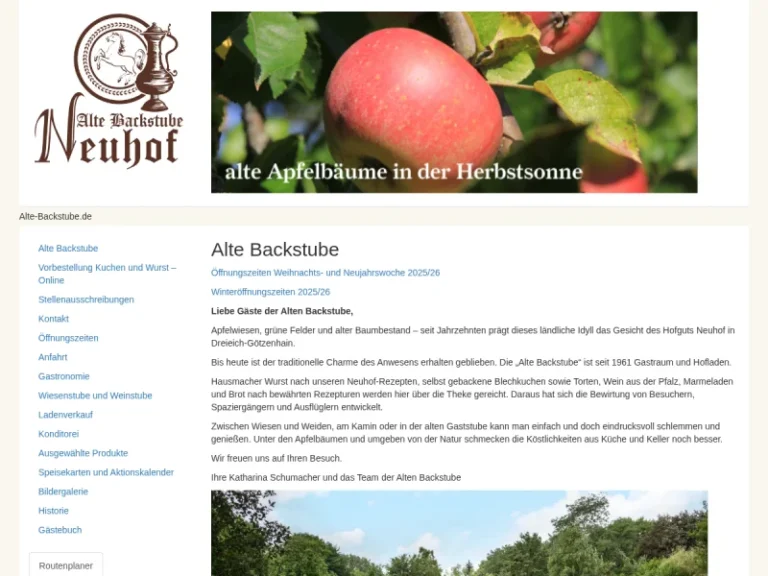 Alte Backstube und Wiesenstube – Hofgut Neuhof - Hessen in Dreieich