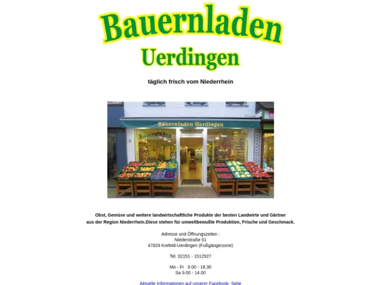 Bauernladen Uerdingen - Nordrhein-Westfalen in Krefeld