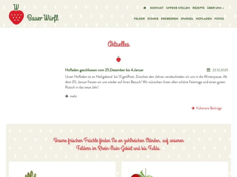 Erdbeerfeld zum Selberpflücken Bauer Würfl - Hessen in Frankfurt am Main