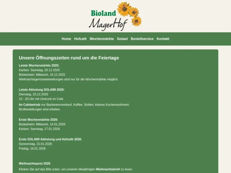 Bioland-MagerHof - Hessen in Karben