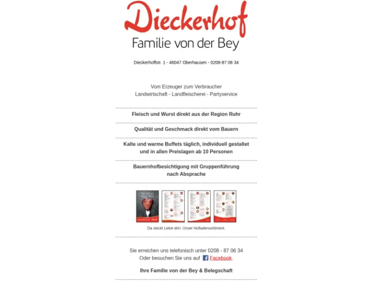 Dieckerhof – Familie von der Bey - Nordrhein-Westfalen in Oberhausen