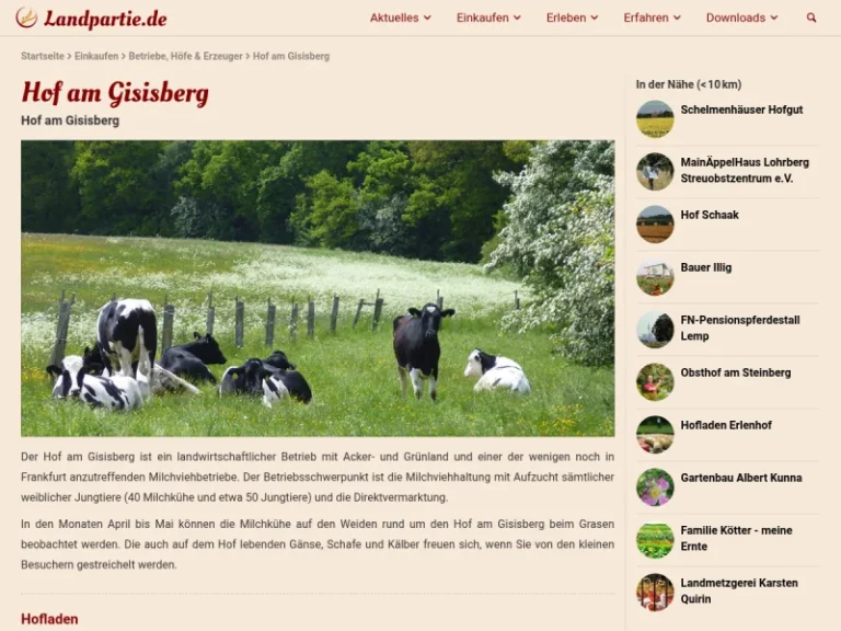 Milchhof am Gisisberg - Hessen in Frankfurt am Main