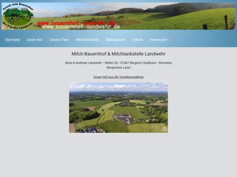 Milch-Bauernhof & Milchtankstelle Landwehr - Nordrhein-Westfalen in Bergisch Gladbach