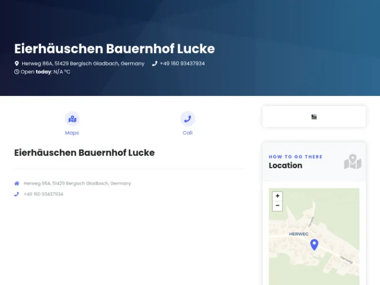 Eierhäuschen Bauernhof Lucke - Nordrhein-Westfalen in Bergisch Gladbach