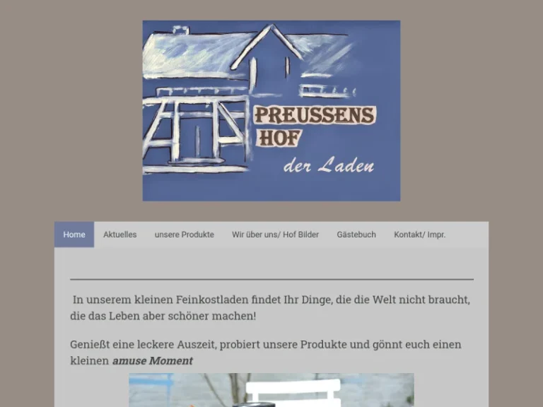 Preussens Hof – Der Laden - Nordrhein-Westfalen in Hürtgenwald