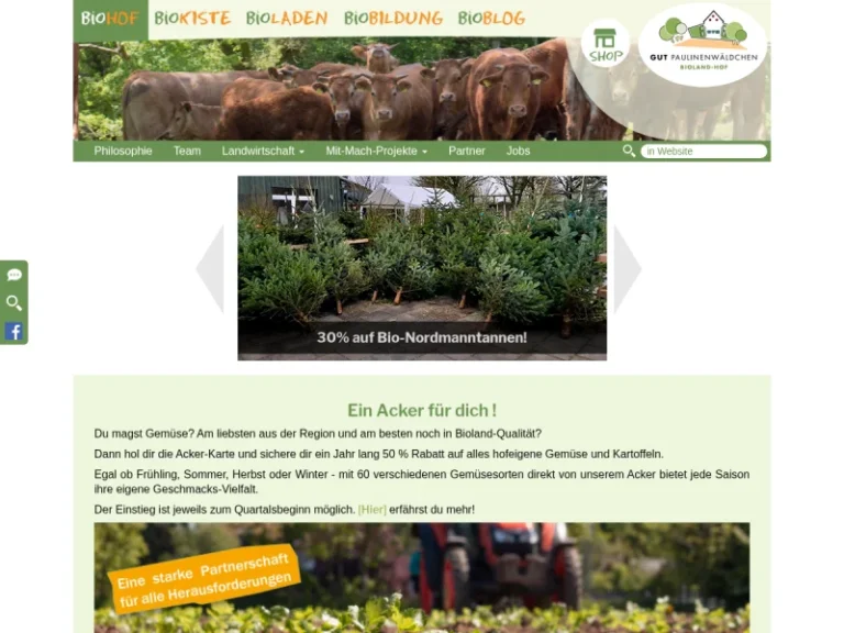 Bioland-Hof Gut Paulinenwäldchen - Nordrhein-Westfalen in Aachen