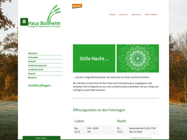 Haus Bollheim Handels GmbH & Co. KG - Nordrhein-Westfalen in Zülpich